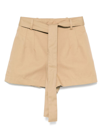 Cotton blend shorts