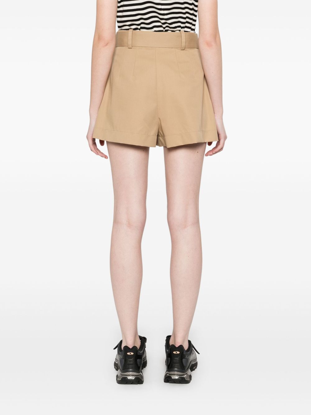 Cotton blend shorts