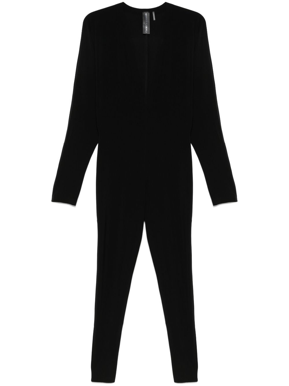 V-necked catsuit