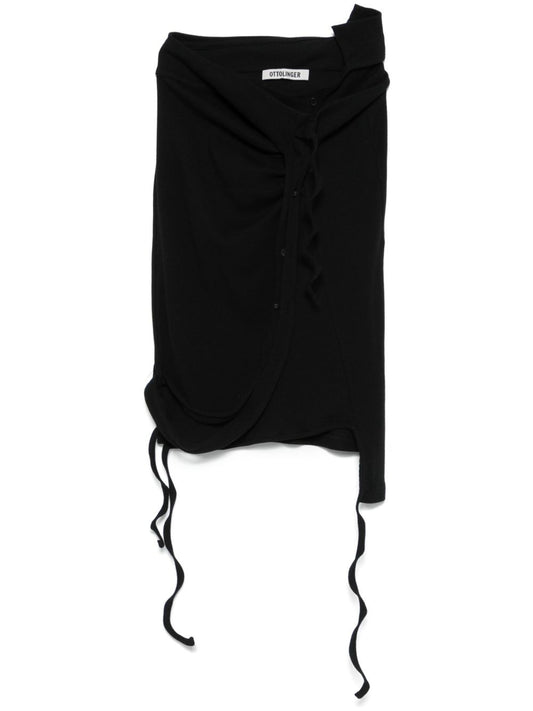 Cotton mini skirt