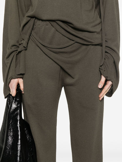 Linen blend trousers