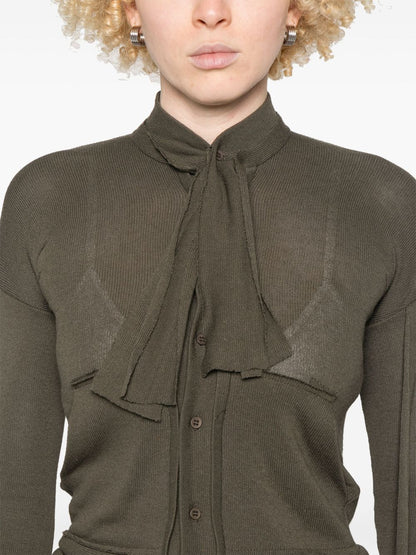 Destructured cardigan