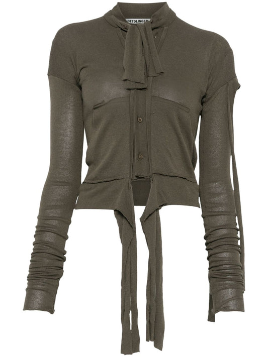 Destructured cardigan