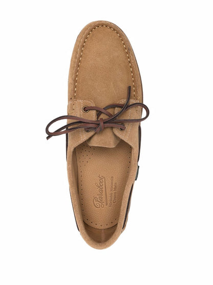 Barth suede leather loafers
