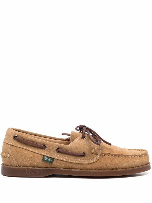 Barth suede leather loafers