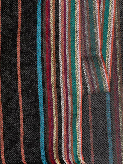 Wool striped scarf