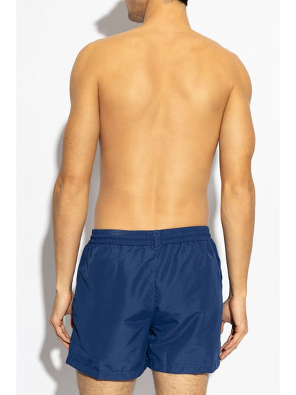 Zebra logo swim shorts