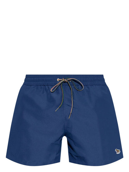 Zebra logo swim shorts