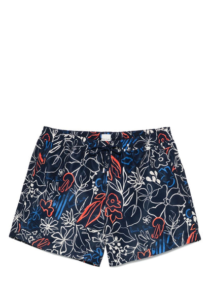 Floral print swim shorts