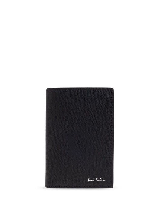 Printed leather wallet