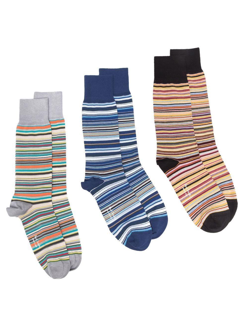 Signature stripe 3pack socks