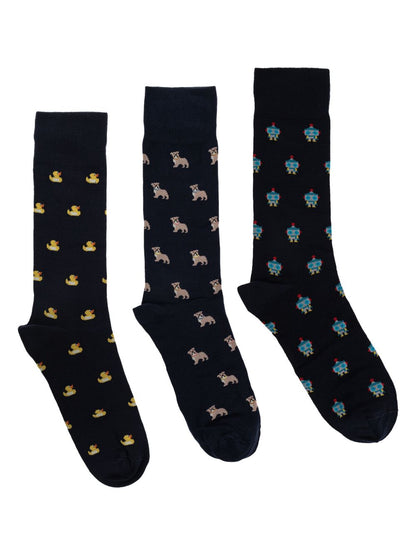 Novelty 3pack socks