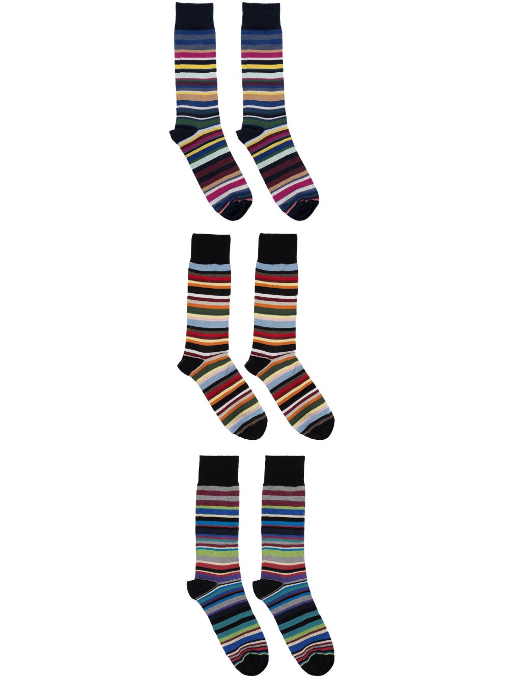 Mix stripe 3pack socks