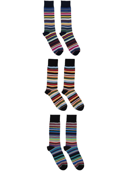 Mix stripe 3pack socks
