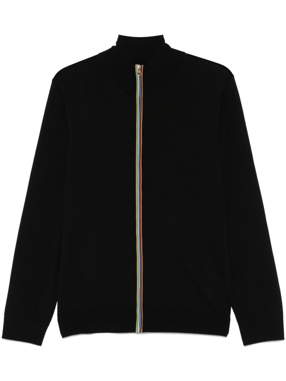 Wool zipped cardigan