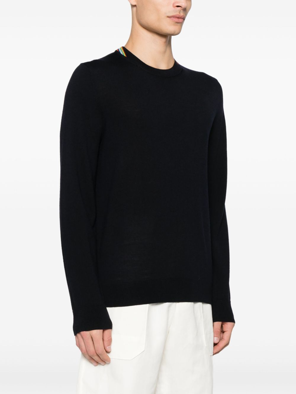 Wool crewneck sweater