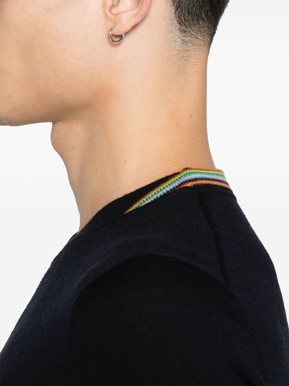 Wool crewneck sweater