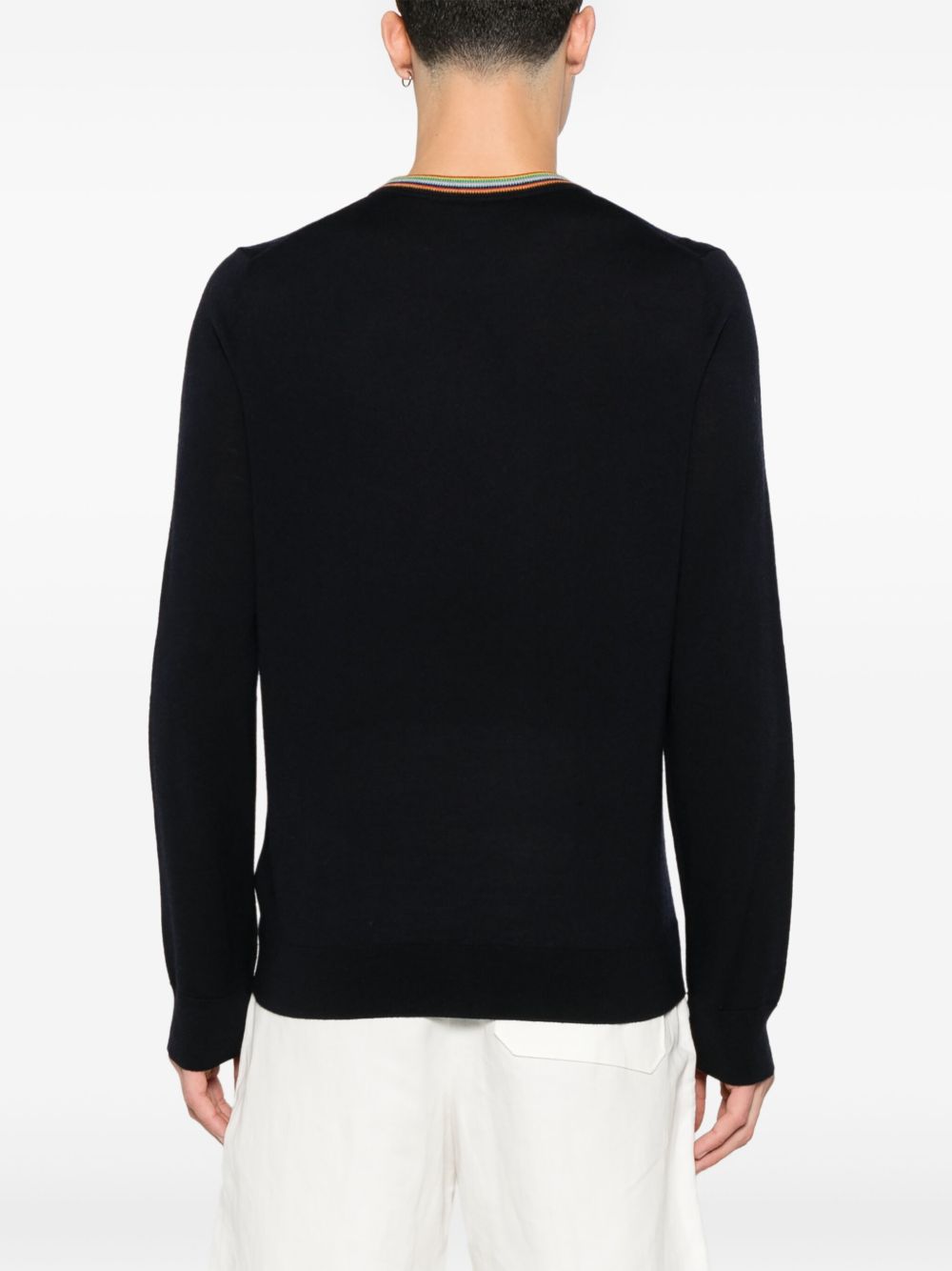 Wool crewneck sweater