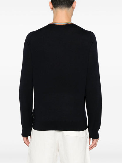 Wool crewneck sweater
