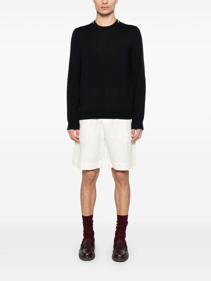 Wool crewneck sweater