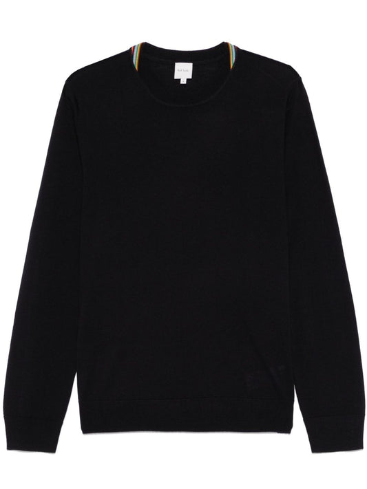 Wool crewneck sweater