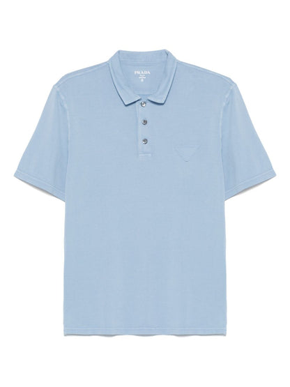 Logo cotton polo shirt