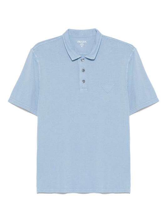 Logo cotton polo shirt