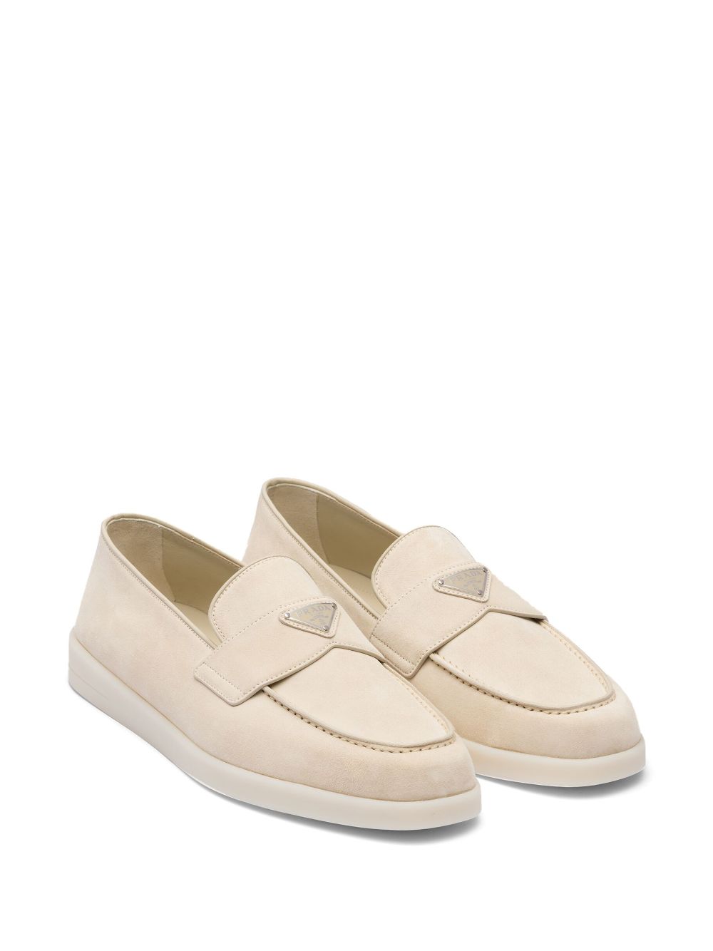 Suede leather loafers