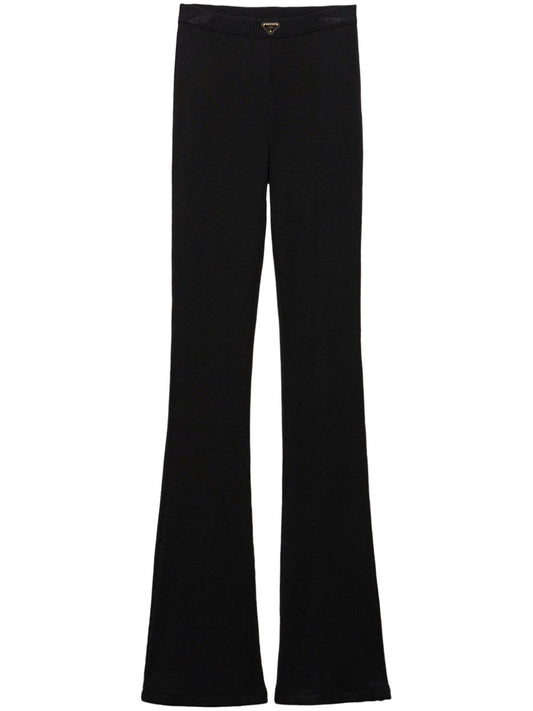 Ribbed jersey trousers