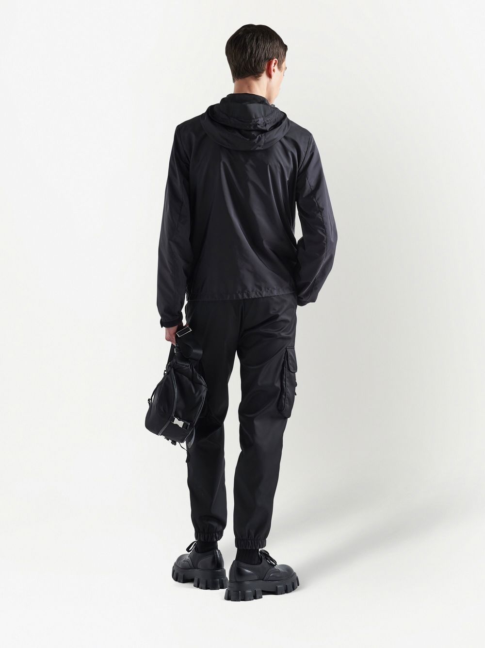 Re-nylon blouson jacket