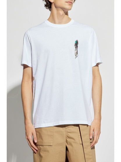 Cyclist silhouette cotton t-shirt
