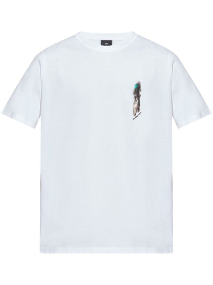 Cyclist silhouette cotton t-shirt