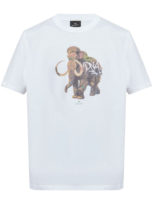 Graffiti mammoth cotton t-shirt