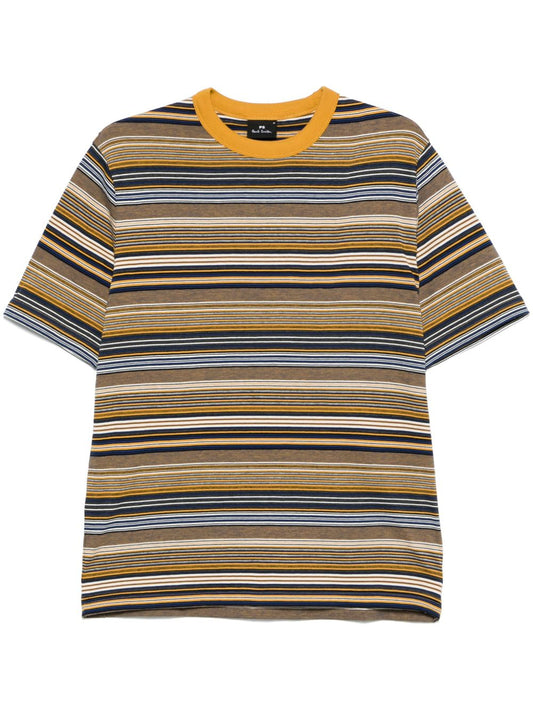 Striped cotton t-shirt