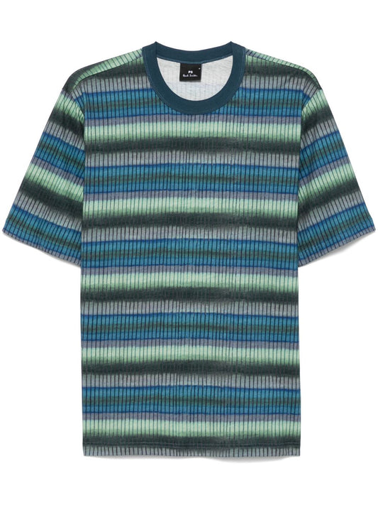 Striped cotton t-shirt