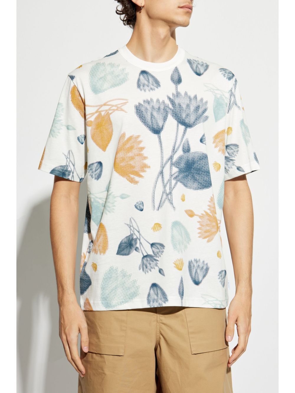 Printed cotton t-shirt