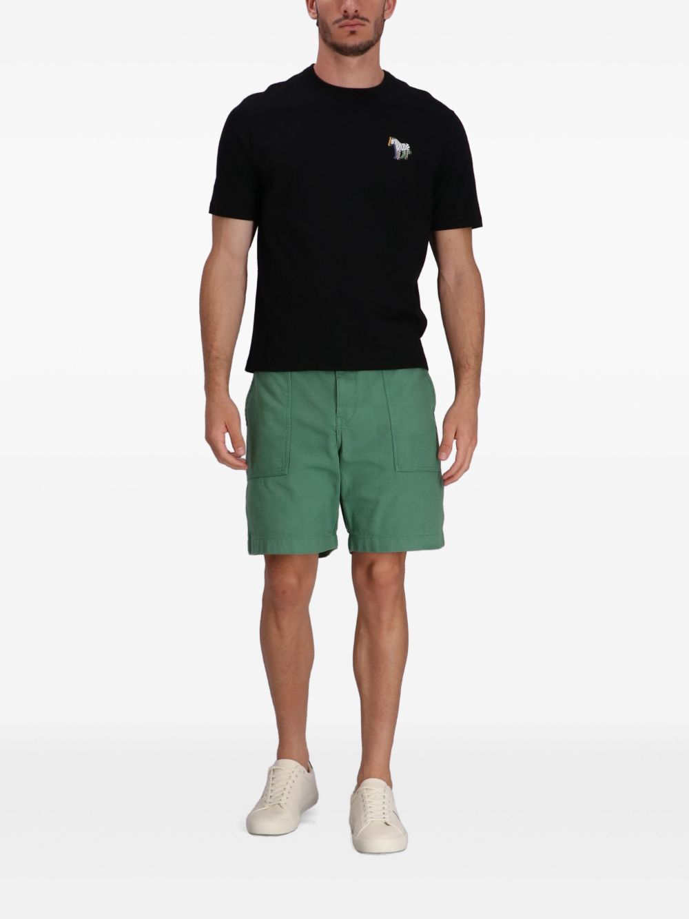 Zebra logo cotton t-shirt
