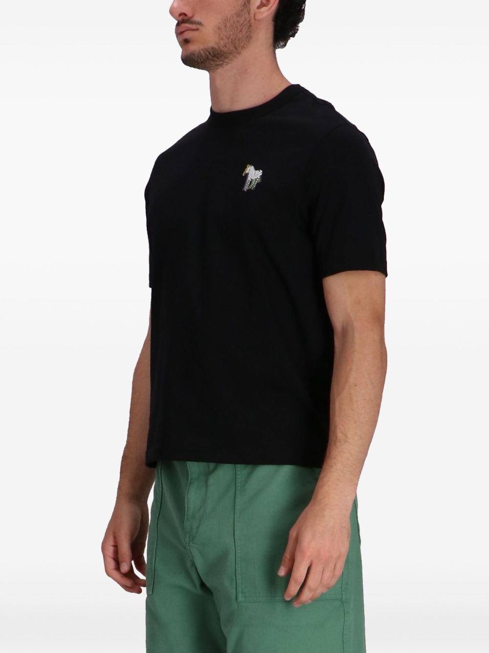 Zebra logo cotton t-shirt