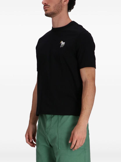 Zebra logo cotton t-shirt