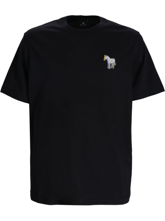 Zebra logo cotton t-shirt