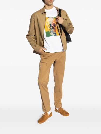 Skull square cotton t-shirt