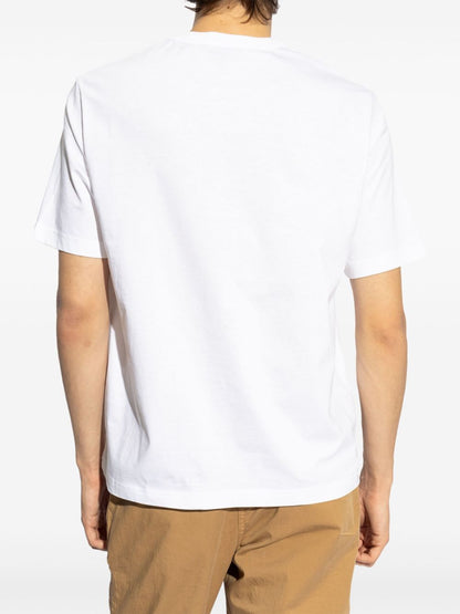 Skull square cotton t-shirt