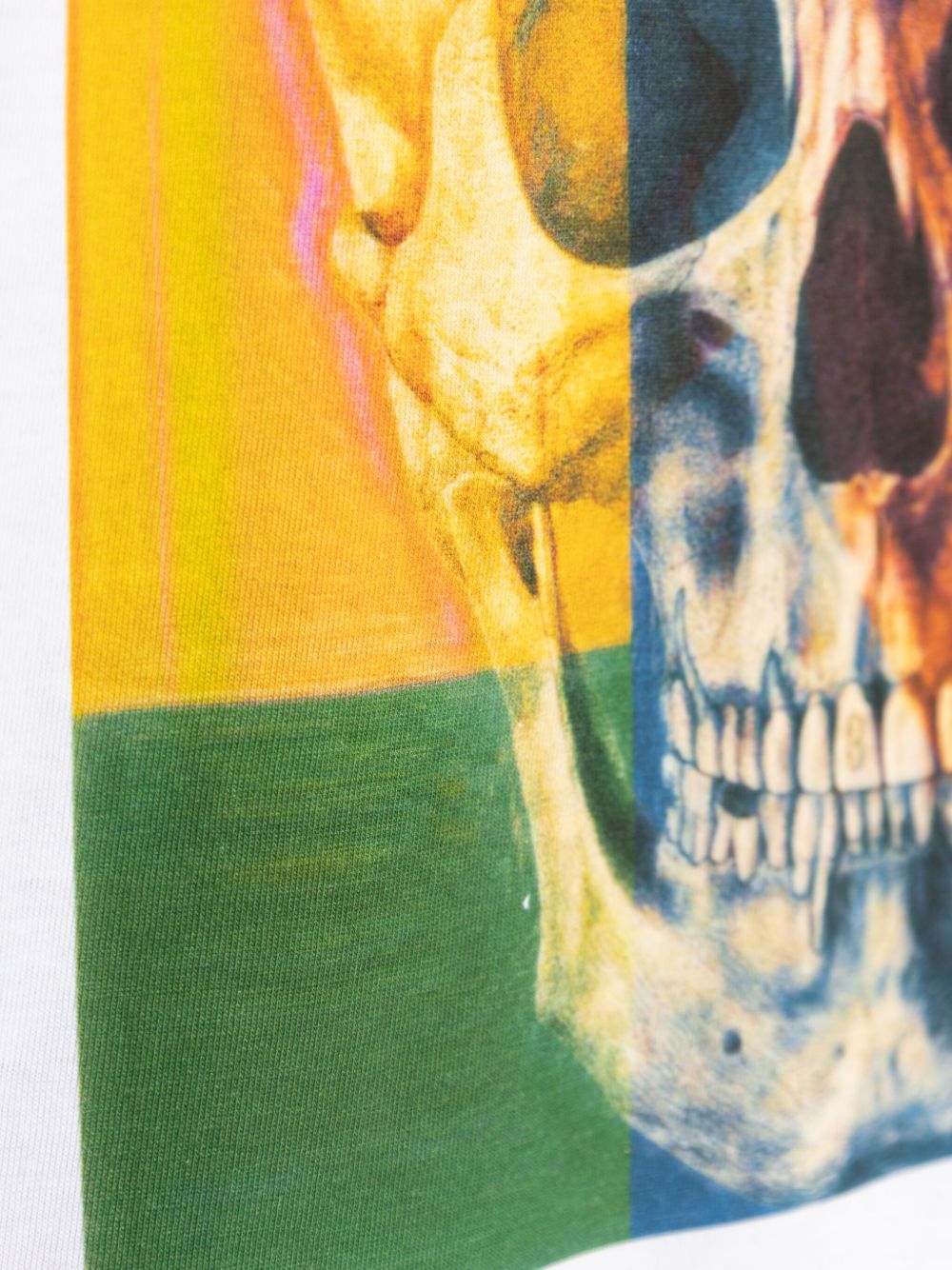 Skull square cotton t-shirt