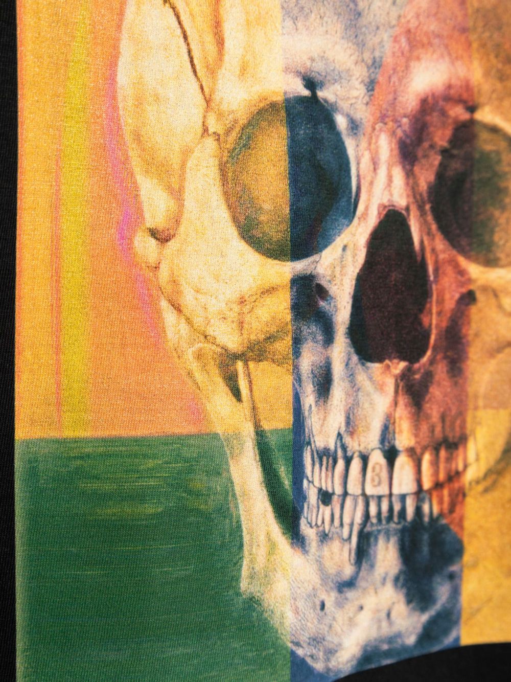 Skull square cotton t-shirt