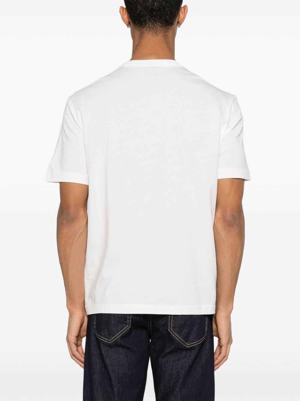 Tape skull cotton t-shirt
