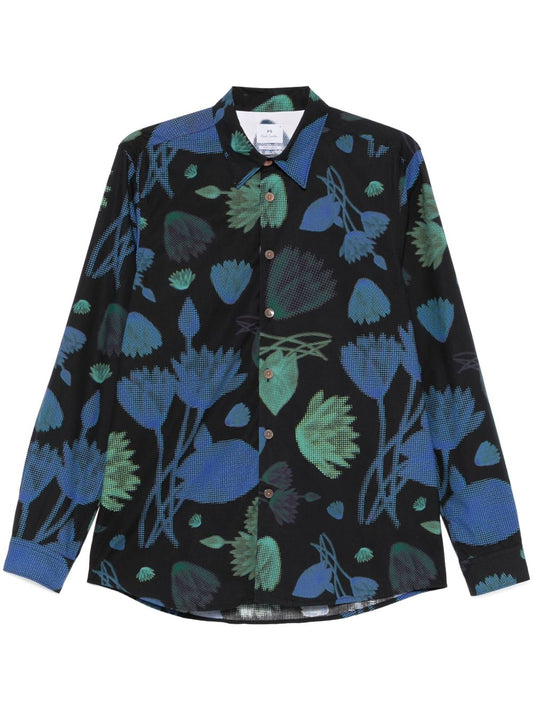 Printed cotton shirt