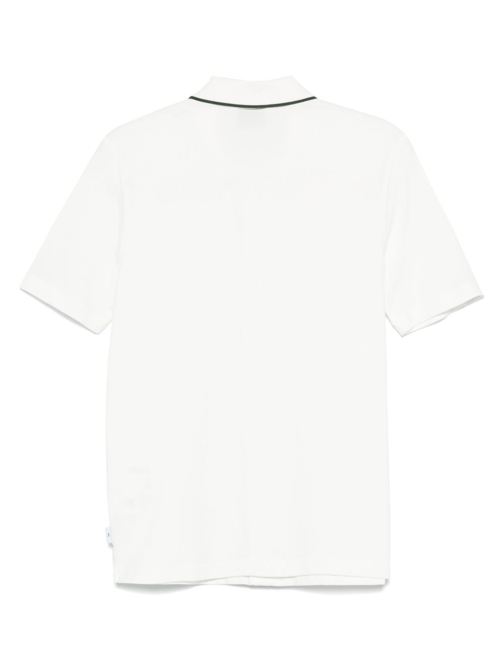 Button front cotton polo shirt
