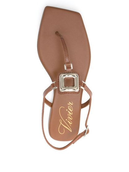 Viv by the sea leather thong sandals