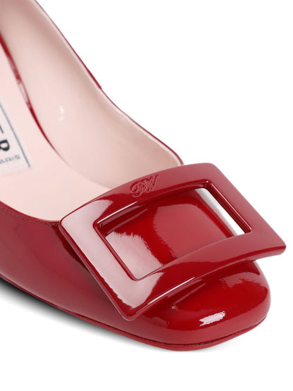 Patent leather pumps