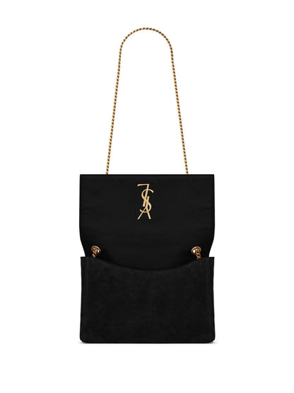 Kate suede leather medium shoulder bag